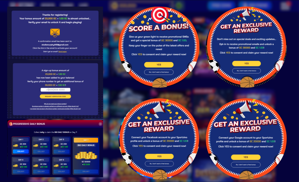 Sportzino Promotions